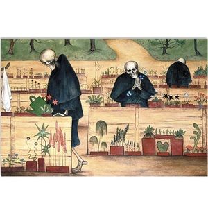 The Garden Skeleton - large poster